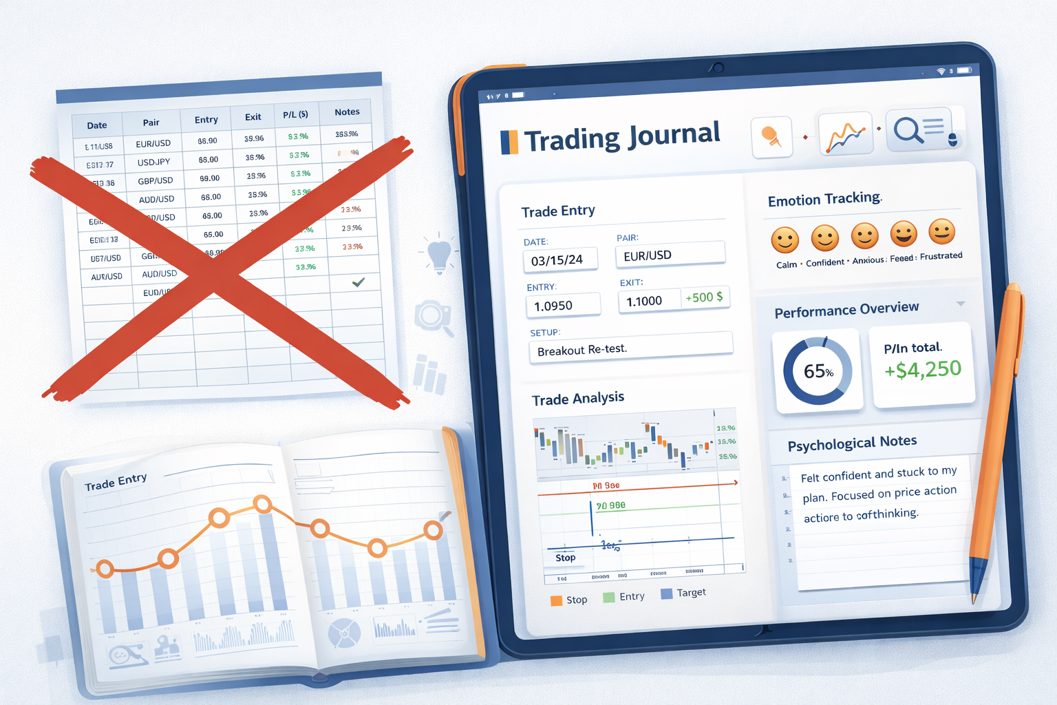 The Complete Guide to Trading Journal Entries That Actually Improve Performance